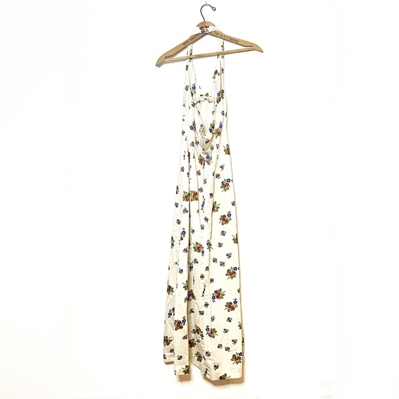Vintage | Floral Halter Dress and Shawl - Picture 3 of 6